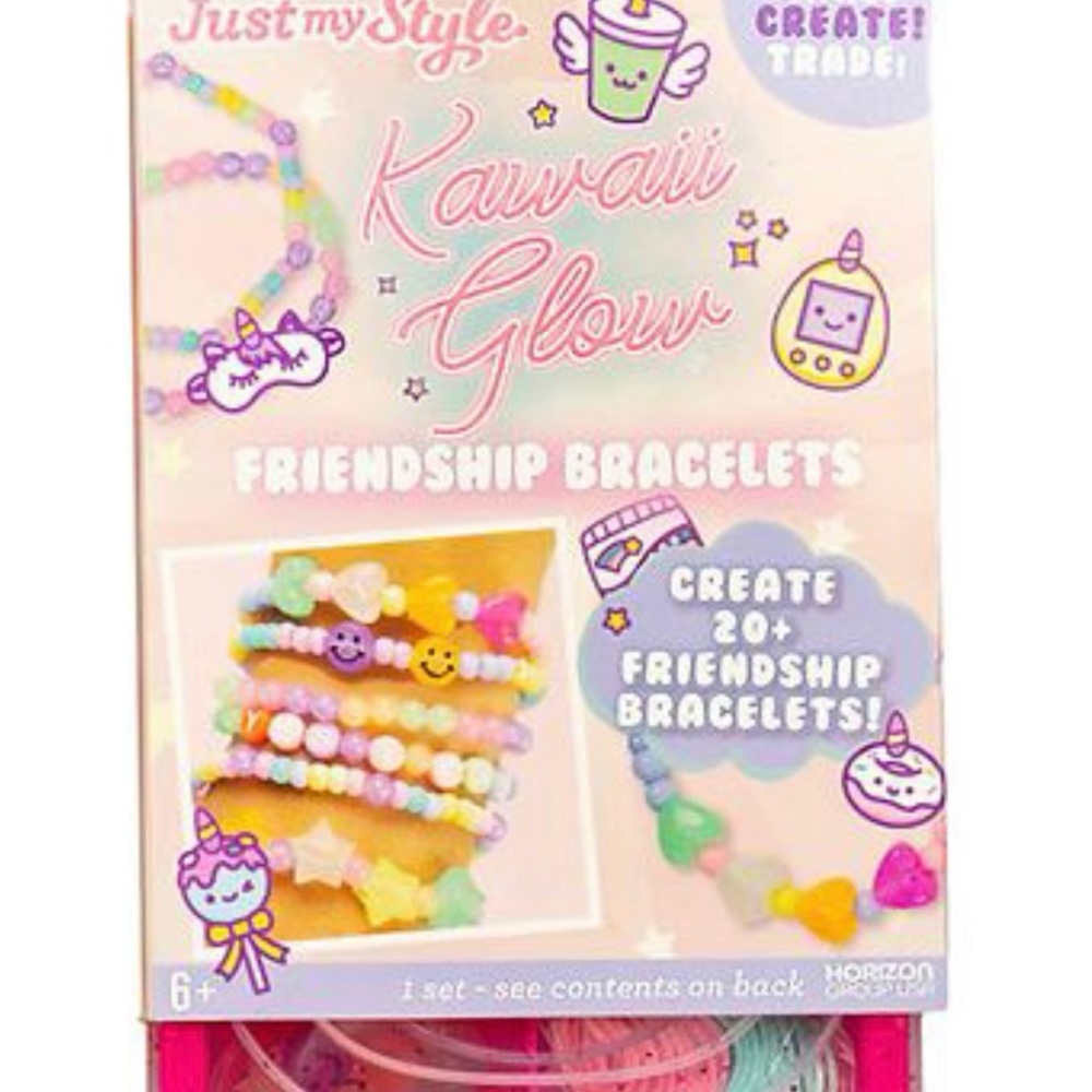 NEW! Just My Style - Kawaii Glow Friendship Bracelet Kit